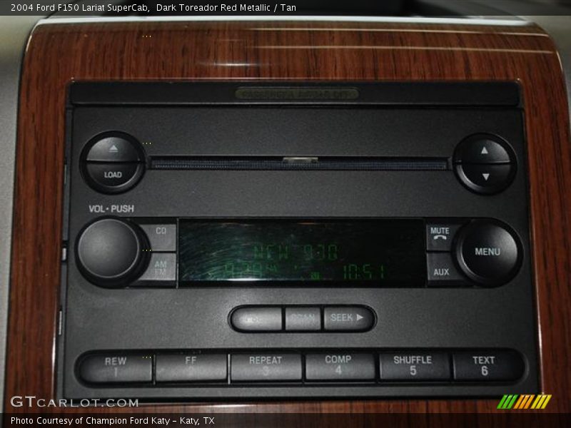 Dark Toreador Red Metallic / Tan 2004 Ford F150 Lariat SuperCab