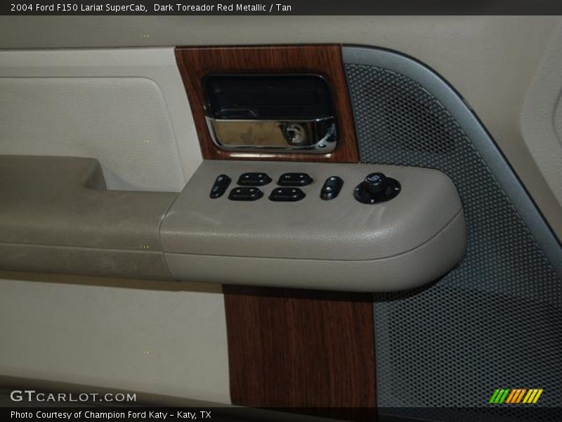 Dark Toreador Red Metallic / Tan 2004 Ford F150 Lariat SuperCab
