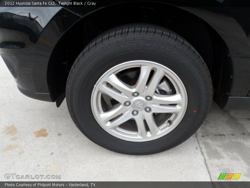 Twilight Black / Gray 2012 Hyundai Santa Fe GLS