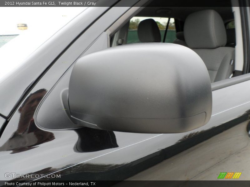 Twilight Black / Gray 2012 Hyundai Santa Fe GLS
