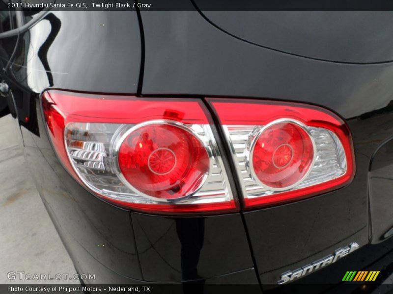 Twilight Black / Gray 2012 Hyundai Santa Fe GLS