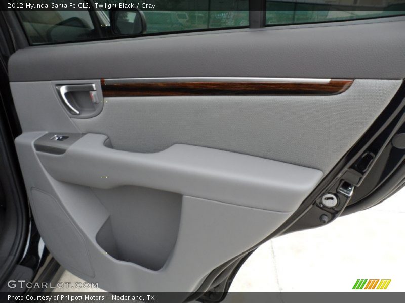 Twilight Black / Gray 2012 Hyundai Santa Fe GLS