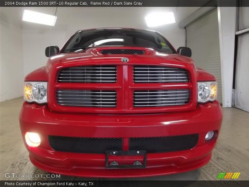 Flame Red / Dark Slate Gray 2004 Dodge Ram 1500 SRT-10 Regular Cab