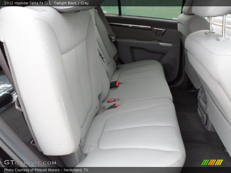 Twilight Black / Gray 2012 Hyundai Santa Fe GLS