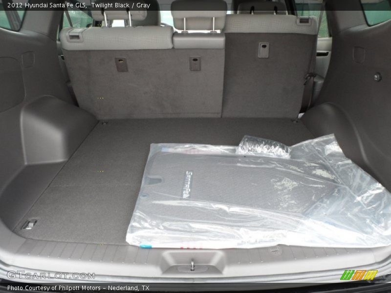 Twilight Black / Gray 2012 Hyundai Santa Fe GLS