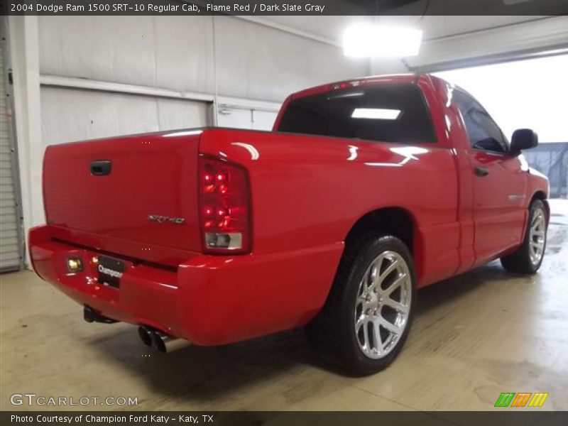 Flame Red / Dark Slate Gray 2004 Dodge Ram 1500 SRT-10 Regular Cab