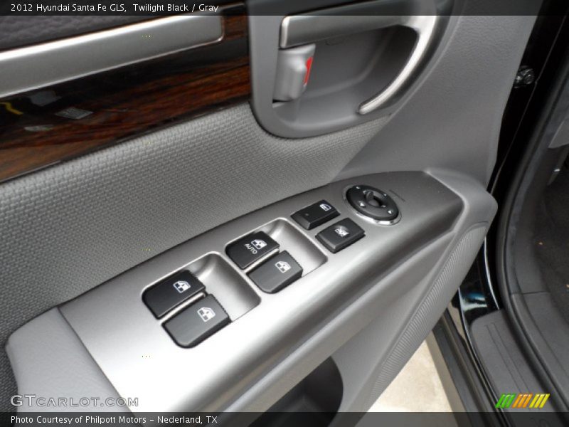 Twilight Black / Gray 2012 Hyundai Santa Fe GLS