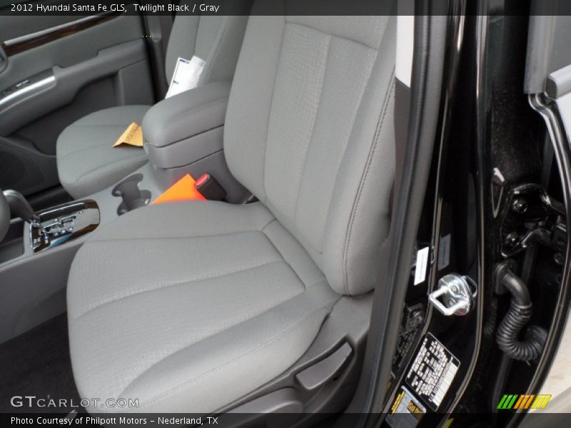 Twilight Black / Gray 2012 Hyundai Santa Fe GLS