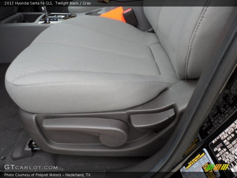 Twilight Black / Gray 2012 Hyundai Santa Fe GLS