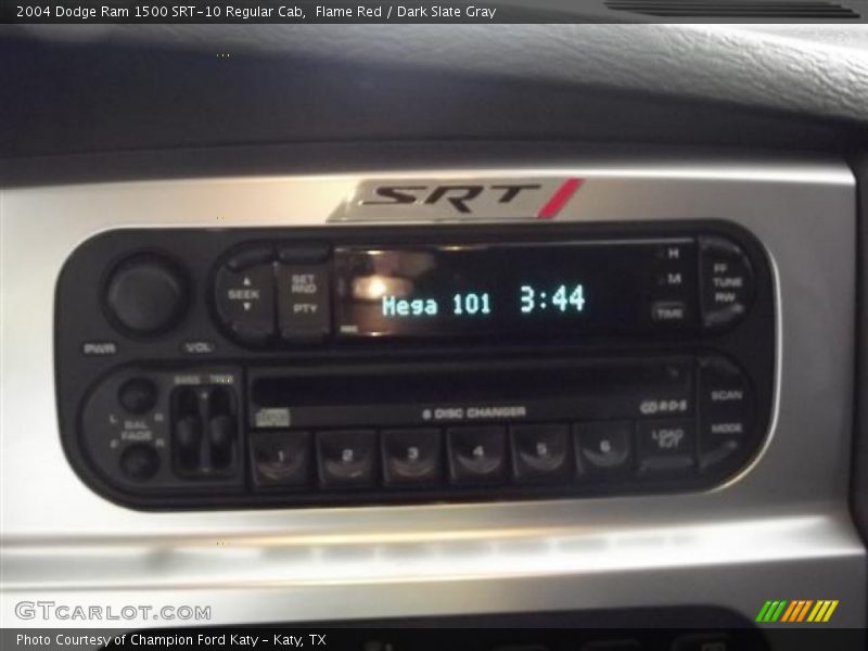 Audio System of 2004 Ram 1500 SRT-10 Regular Cab