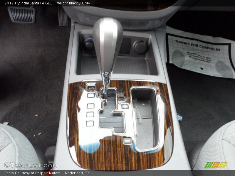  2012 Santa Fe GLS 6 Speed SHIFTRONIC Automatic Shifter