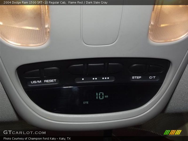 Flame Red / Dark Slate Gray 2004 Dodge Ram 1500 SRT-10 Regular Cab