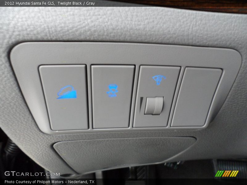 Twilight Black / Gray 2012 Hyundai Santa Fe GLS