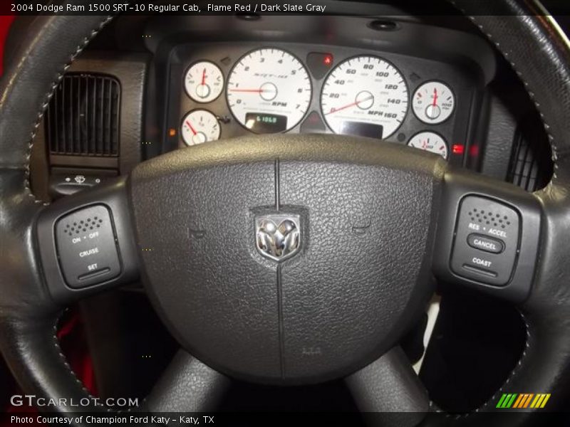 Flame Red / Dark Slate Gray 2004 Dodge Ram 1500 SRT-10 Regular Cab