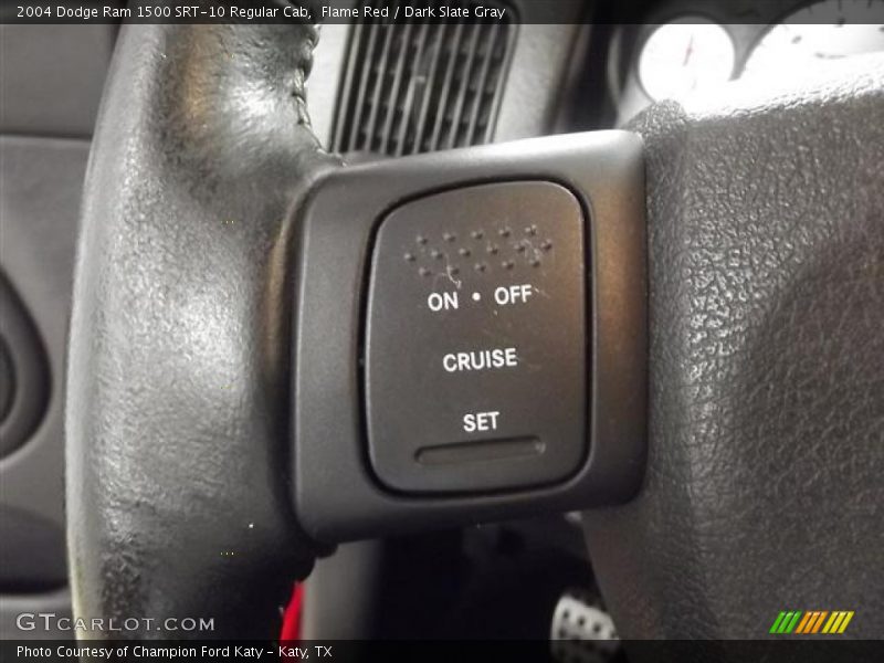 Flame Red / Dark Slate Gray 2004 Dodge Ram 1500 SRT-10 Regular Cab