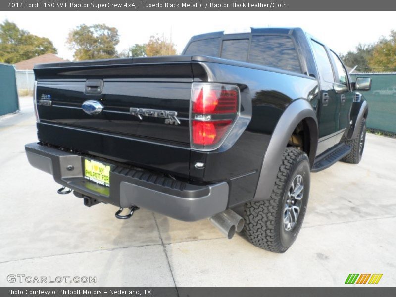 Tuxedo Black Metallic / Raptor Black Leather/Cloth 2012 Ford F150 SVT Raptor SuperCrew 4x4