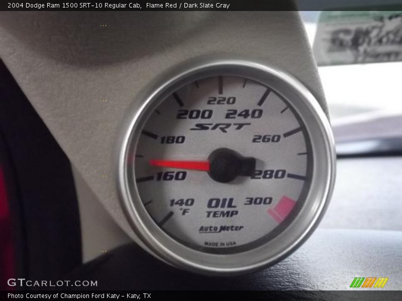 Flame Red / Dark Slate Gray 2004 Dodge Ram 1500 SRT-10 Regular Cab