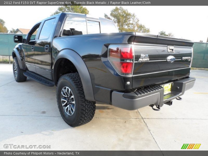 Tuxedo Black Metallic / Raptor Black Leather/Cloth 2012 Ford F150 SVT Raptor SuperCrew 4x4