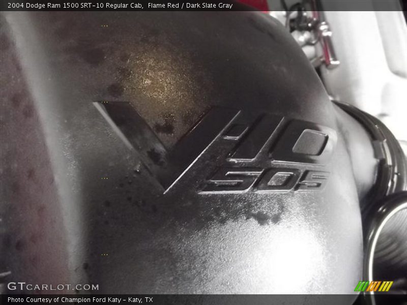 Flame Red / Dark Slate Gray 2004 Dodge Ram 1500 SRT-10 Regular Cab