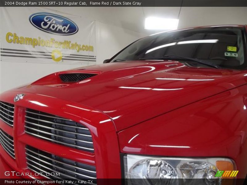 Flame Red / Dark Slate Gray 2004 Dodge Ram 1500 SRT-10 Regular Cab
