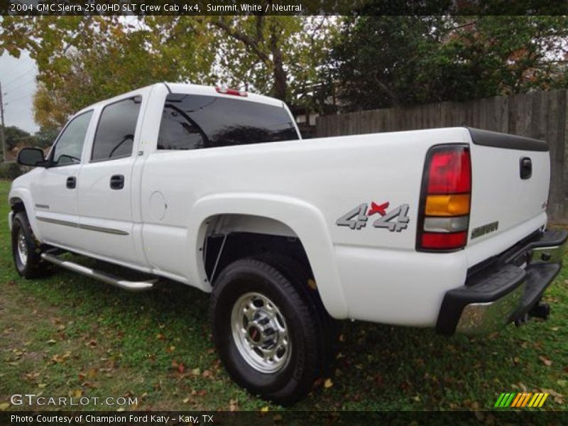 Summit White / Neutral 2004 GMC Sierra 2500HD SLT Crew Cab 4x4
