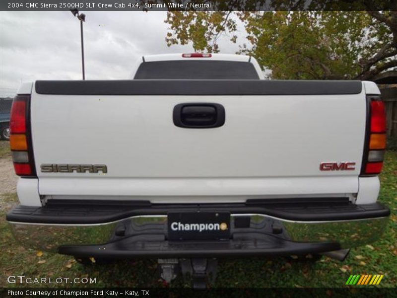 Summit White / Neutral 2004 GMC Sierra 2500HD SLT Crew Cab 4x4