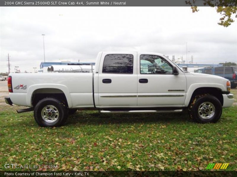 Summit White / Neutral 2004 GMC Sierra 2500HD SLT Crew Cab 4x4