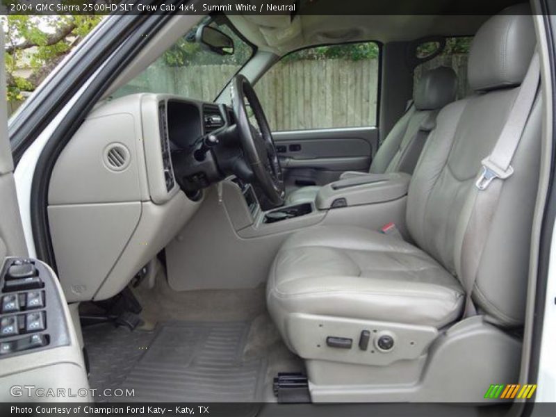 Summit White / Neutral 2004 GMC Sierra 2500HD SLT Crew Cab 4x4