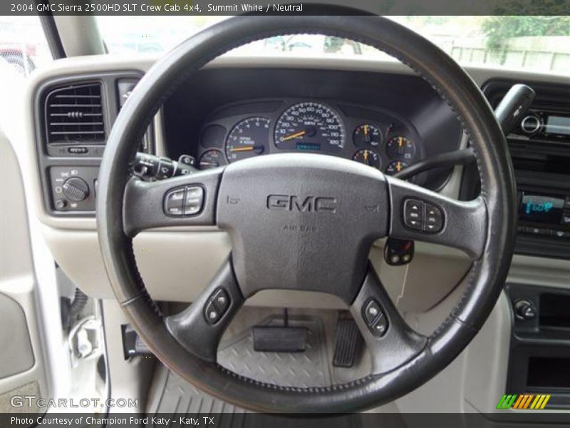 Summit White / Neutral 2004 GMC Sierra 2500HD SLT Crew Cab 4x4