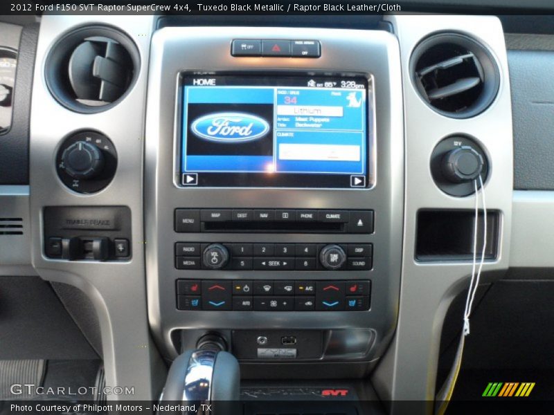 Controls of 2012 F150 SVT Raptor SuperCrew 4x4