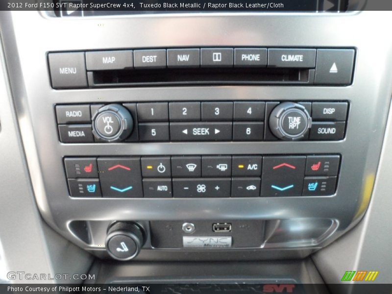 Controls of 2012 F150 SVT Raptor SuperCrew 4x4