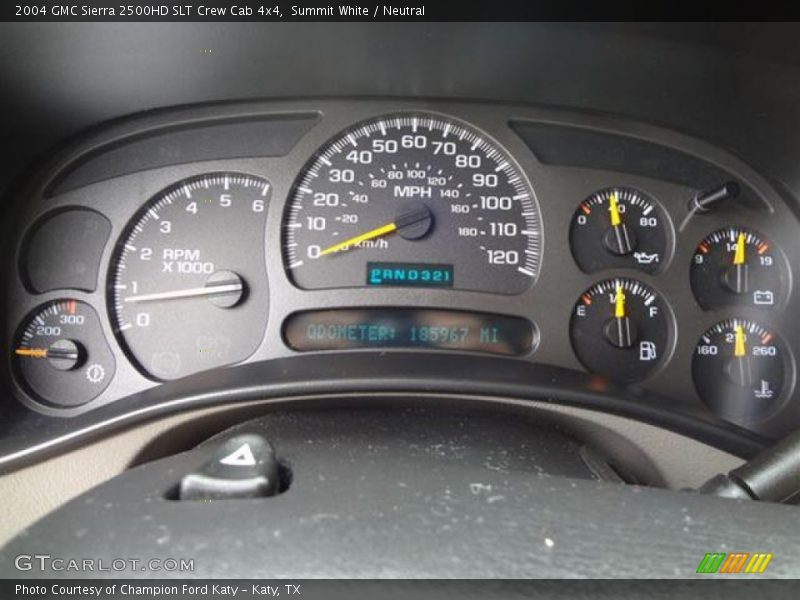  2004 Sierra 2500HD SLT Crew Cab 4x4 SLT Crew Cab 4x4 Gauges