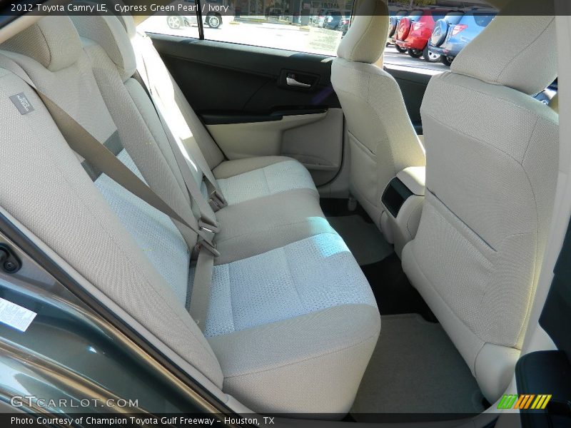 Rear Seat of 2012 Camry LE