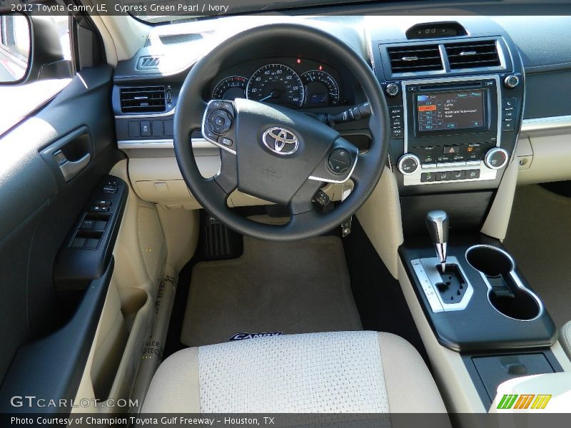 Dashboard of 2012 Camry LE