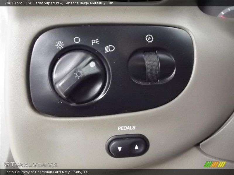 Arizona Beige Metallic / Tan 2001 Ford F150 Lariat SuperCrew