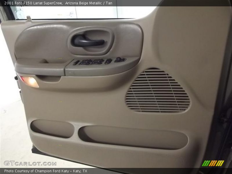 Arizona Beige Metallic / Tan 2001 Ford F150 Lariat SuperCrew