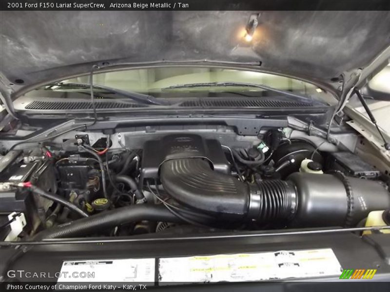 Arizona Beige Metallic / Tan 2001 Ford F150 Lariat SuperCrew