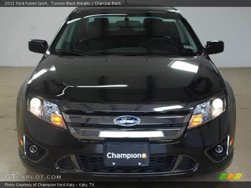 Tuxedo Black Metallic / Charcoal Black 2012 Ford Fusion Sport
