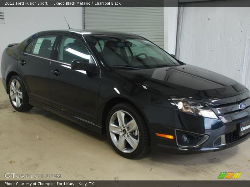 Tuxedo Black Metallic / Charcoal Black 2012 Ford Fusion Sport