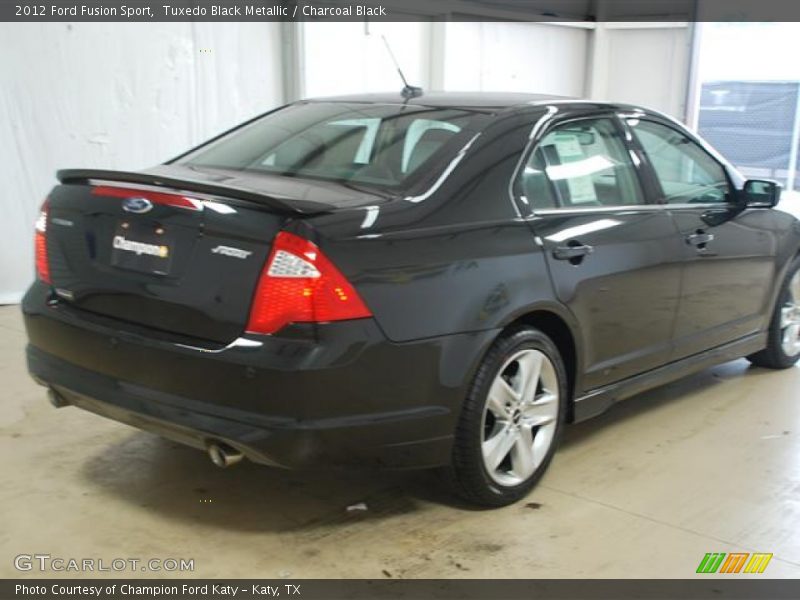 Tuxedo Black Metallic / Charcoal Black 2012 Ford Fusion Sport