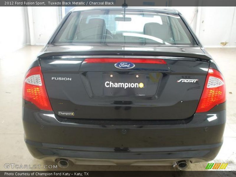 Tuxedo Black Metallic / Charcoal Black 2012 Ford Fusion Sport