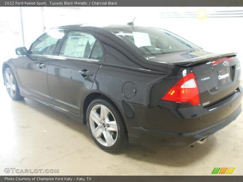 Tuxedo Black Metallic / Charcoal Black 2012 Ford Fusion Sport