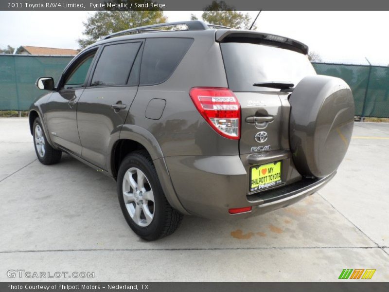 Pyrite Metallic / Sand Beige 2011 Toyota RAV4 Limited