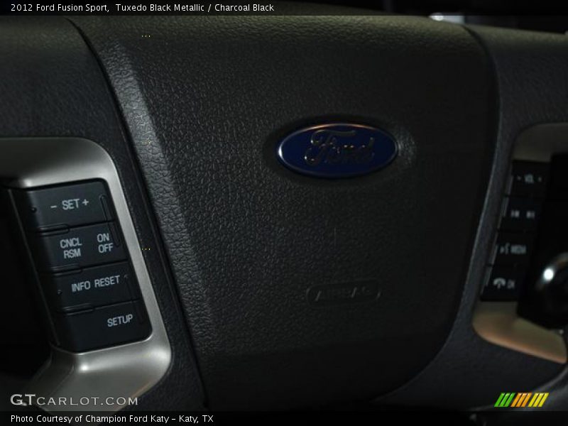Tuxedo Black Metallic / Charcoal Black 2012 Ford Fusion Sport