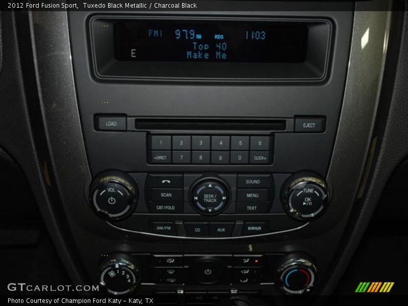 Tuxedo Black Metallic / Charcoal Black 2012 Ford Fusion Sport