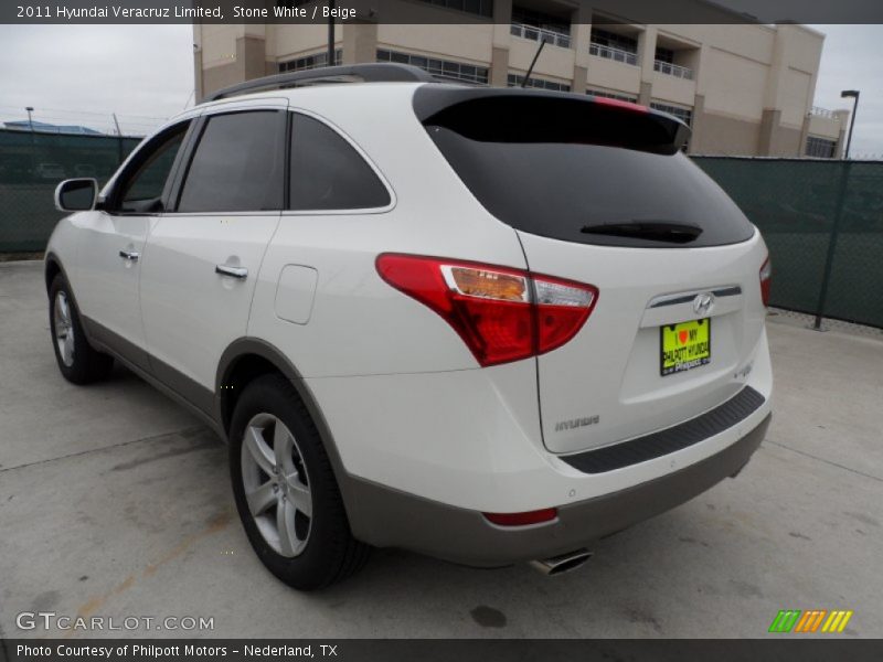 Stone White / Beige 2011 Hyundai Veracruz Limited