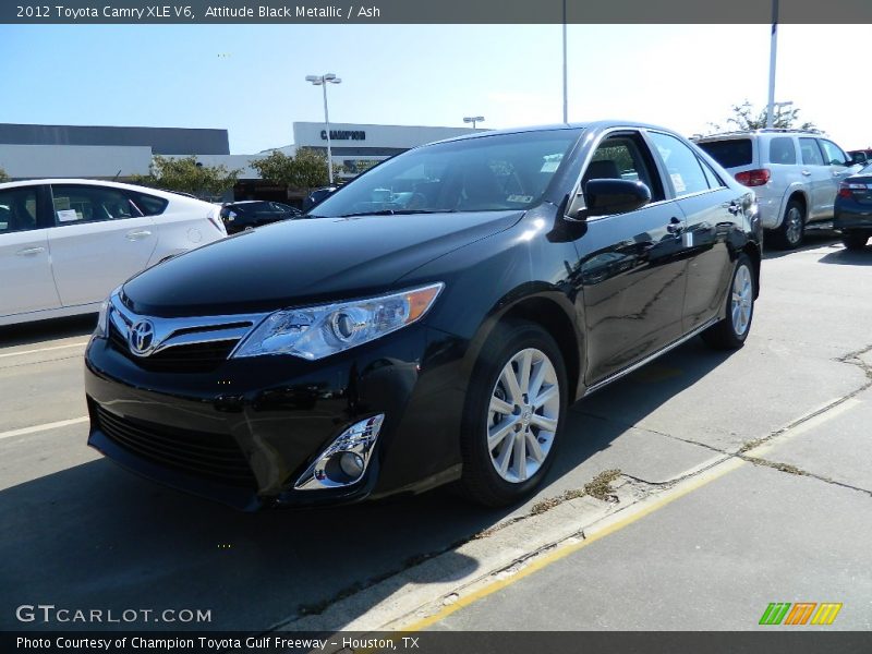 Attitude Black Metallic / Ash 2012 Toyota Camry XLE V6