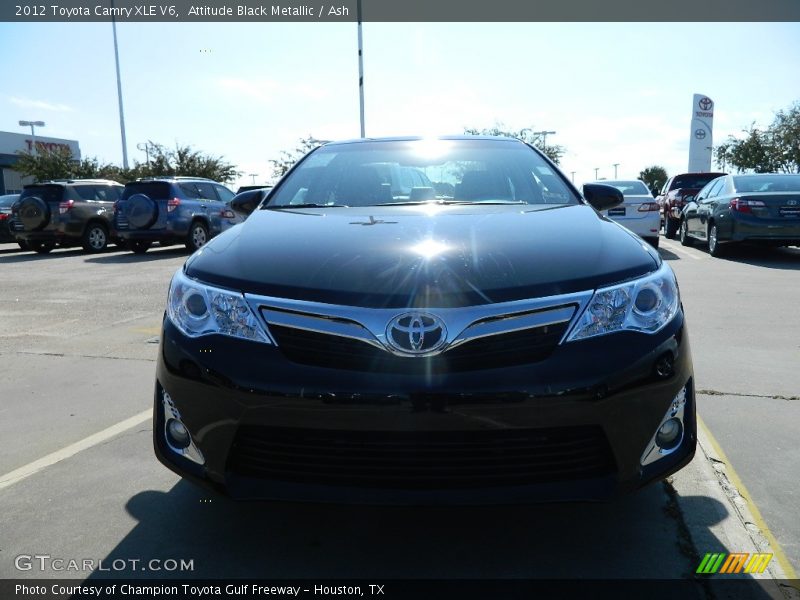 Attitude Black Metallic / Ash 2012 Toyota Camry XLE V6
