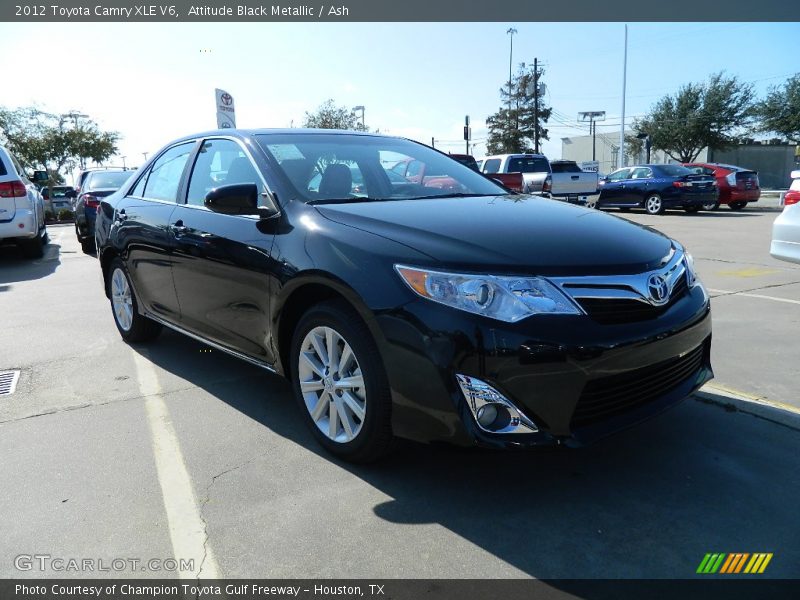 Attitude Black Metallic / Ash 2012 Toyota Camry XLE V6