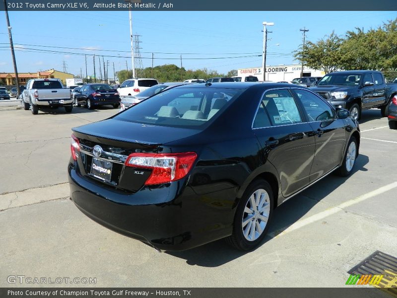 Attitude Black Metallic / Ash 2012 Toyota Camry XLE V6